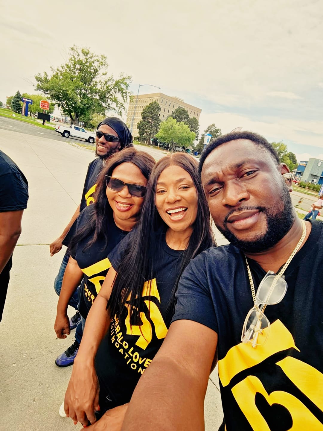 ELF team selfie during community outreach