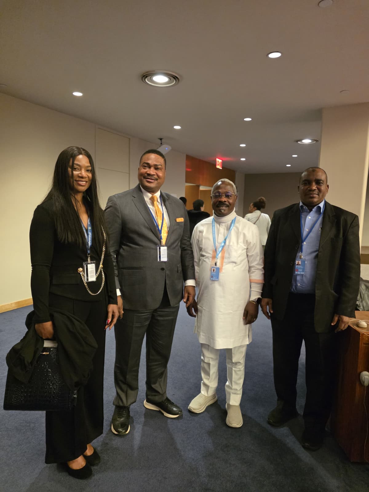 UN SDG Forum hallway
